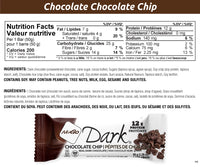 NuGo Dark Chocolate Chip Nutrition Facts